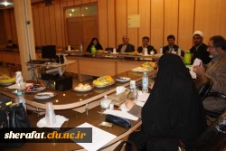 نشست دوره ای هفتگی مسئولین استان تهران با پردیس ها و مراکز تابعه امروز دوشنبه 18  آبان ماه94 دردانشکده شهید شرافت 2