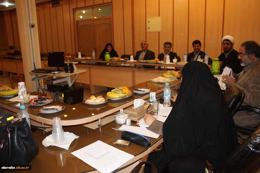نشست دوره ای هفتگی مسئولین استان تهران با پردیس ها و مراکز تابعه امروز دوشنبه 18  آبان ماه94 دردانشکده شهید شرافت 2
