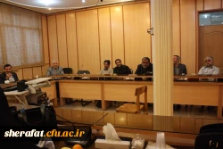 نشست اساتید دانشکده شهید شرافت با جناب آقای دکترخاکی معاونت محترم توسعه و برنامه ریزی منابع انسانی 2