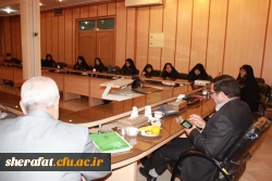 نشست اساتید دانشکده شهید شرافت با جناب آقای دکترخاکی معاونت محترم توسعه و برنامه ریزی منابع انسانی 5