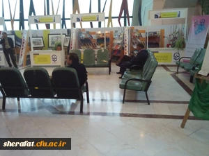 نمایشگاه هنری -پزوهشی باجمع آوری آثار هنری وپزوهشی اساتید ودانشجویان درفضای داخلی سینما فلسطین همزبان با اکران فیلم های جشنواره رشد 3