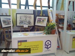 نمایشگاه هنری -پزوهشی باجمع آوری آثار هنری وپزوهشی اساتید ودانشجویان درفضای داخلی سینما فلسطین همزبان با اکران فیلم های جشنواره رشد 6