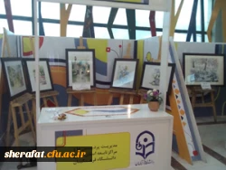 نمایشگاه هنری -پزوهشی باجمع آوری آثار هنری وپزوهشی اساتید ودانشجویان درفضای داخلی سینما فلسطین همزبان با اکران فیلم های جشنواره رشد 7