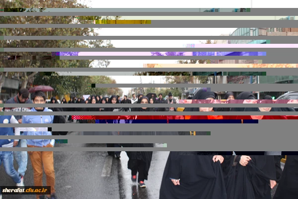 پیاده روی قافله جاماندگان اربعین در تهران

حضور پر شور دانشجویان شهید شرافت در راهپیمایی اربعین به سمت حرم شاه عبدالعظیم حسنی 5