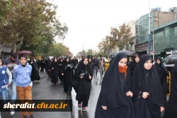 پیاده روی قافله جاماندگان اربعین در تهران

حضور پر شور دانشجویان شهید شرافت در راهپیمایی اربعین به سمت حرم شاه عبدالعظیم حسنی 2