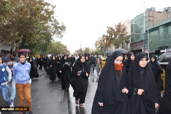 پیاده روی قافله جاماندگان اربعین در تهران

حضور پر شور دانشجویان شهید شرافت در راهپیمایی اربعین به سمت حرم شاه عبدالعظیم حسنی 2