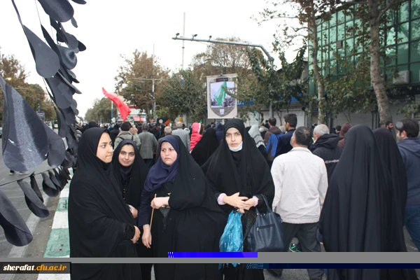 پیاده روی قافله جاماندگان اربعین در تهران

حضور پر شور دانشجویان شهید شرافت در راهپیمایی اربعین به سمت حرم شاه عبدالعظیم حسنی 3