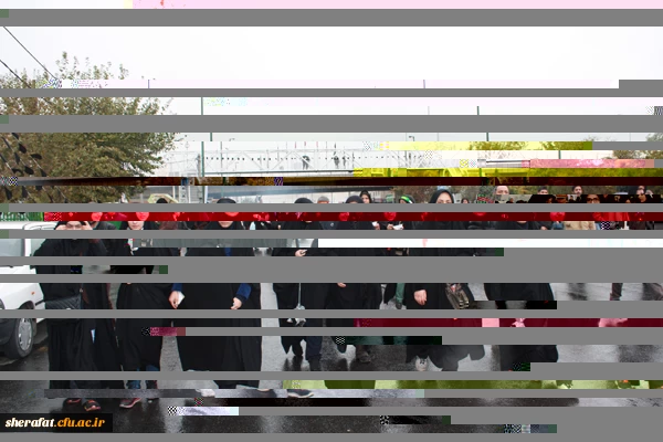 پیاده روی قافله جاماندگان اربعین در تهران

حضور پر شور دانشجویان شهید شرافت در راهپیمایی اربعین به سمت حرم شاه عبدالعظیم حسنی 7