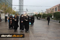 پیاده روی قافله جاماندگان اربعین در تهران

حضور پر شور دانشجویان شهید شرافت در راهپیمایی اربعین به سمت حرم شاه عبدالعظیم حسنی 2