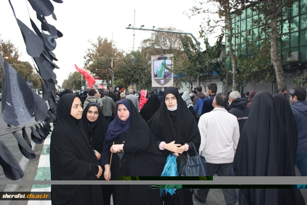 پیاده روی قافله جاماندگان اربعین در تهران

حضور پر شور دانشجویان شهید شرافت در راهپیمایی اربعین به سمت حرم شاه عبدالعظیم حسنی 4