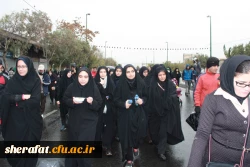 پیاده روی قافله جاماندگان اربعین در تهران

حضور پر شور دانشجویان شهید شرافت در راهپیمایی اربعین به سمت حرم شاه عبدالعظیم حسنی 3