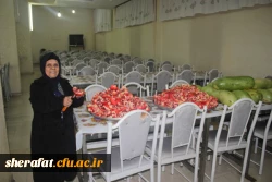 مراسم جشن ویژه شب یلدا 

با حضور دانشجویان ومسئولین مرکز شهید شرافت جشن باستانی شب یلدا برگزار گردید.
 2