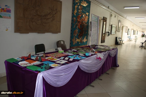 نمایشگاه دست سازه های دانشجویان علوم تربیتی گرایش کودکان استثنائی 2