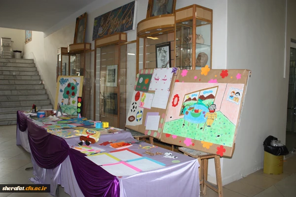 نمایشگاه دست سازه های دانشجویان علوم تربیتی گرایش کودکان استثنائی 4