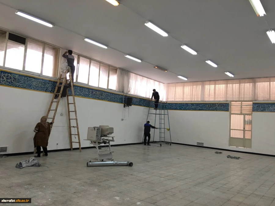 نمازخانه قبل تعمیر و نقاشی