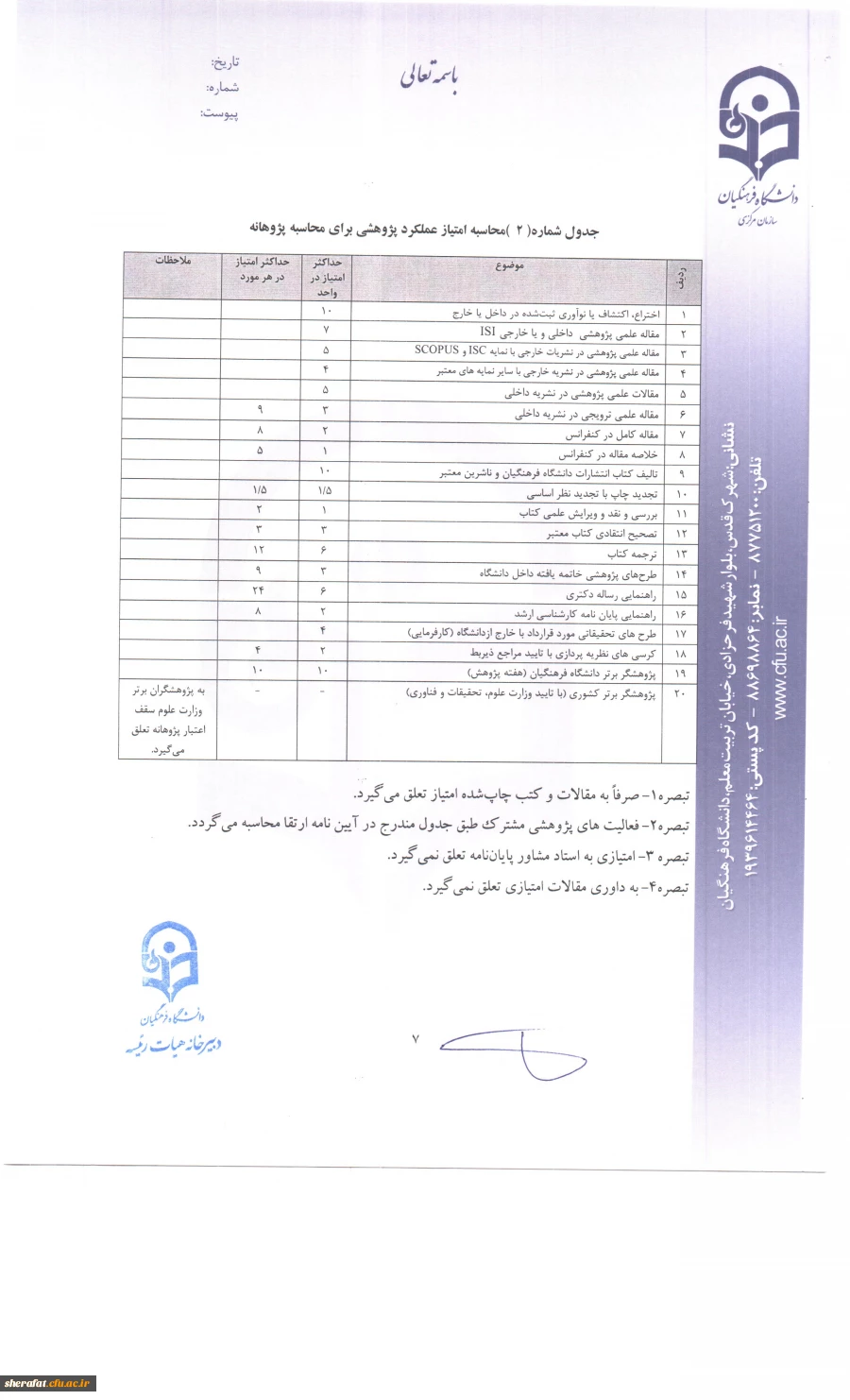 دستو رالعمل تخصیص پژوهانه 8