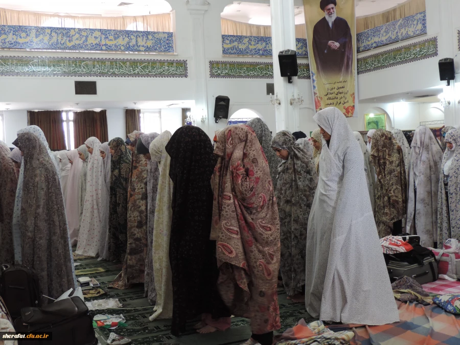 برگزاری مراسم اعتکاف دانشجویان مرکز آموزش عالی شهید شرافت در مسجد جامع شهید عباسپور دانشگاه شهید بهشتی 5