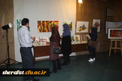 برپایی نمایشگاه نقاشی به مناسبت هفته آموزش با همکاری گروه هنر مرکز آموزش عالی شهید شرافت 2
