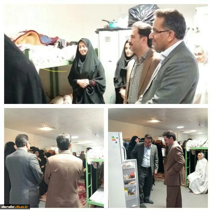 بازدید جناب آقای مشهدی رییس محترم اداره سراهای دانشجویی دانشگاه فرهنگیان و جناب آقای تیموری مسئول اموردانشجویی استان تهران از سرای دانشجویی مرکز آموزش عالی شهید شرافت 2