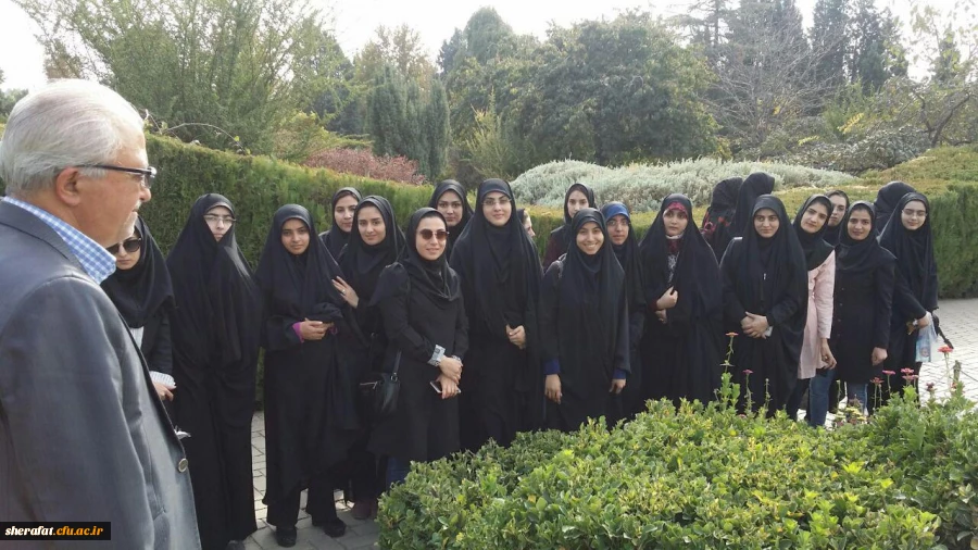 بازدید علمی دانشجویان زیست شناسی از باغ ملی گیاه شناسی ایران 2