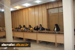 جلسه دفاع  پایان نامه ارشد دانشجویان  مرکز آموزش عالی شهید شرافت 2