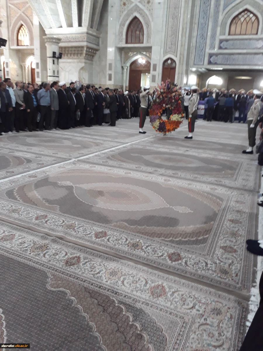 در آستانه سالگرد ارتحال بنیانگذار کبیر انقلاب اسلامی:
آئین تجدید میثاق خانواده دانشگاهیان کشور با آرمان های امام خمینی (ره) و مقام معظم رهبری ( مدظله العالی) برگزار شد 2