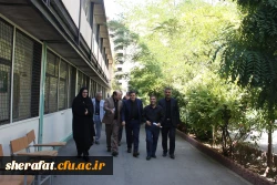 گزارش تصویری از بازدید ریاست محترم دانشگاه فرهنگیان جناب آقای دکتر خنیفر و هیات همراه از فرآیند مصاحبه، جهت پذیرش داوطلبان دختر چند برابر ظرفیت دانشگاه فرهنگیان در مرکز آموزش عالی شهید شرافت 2