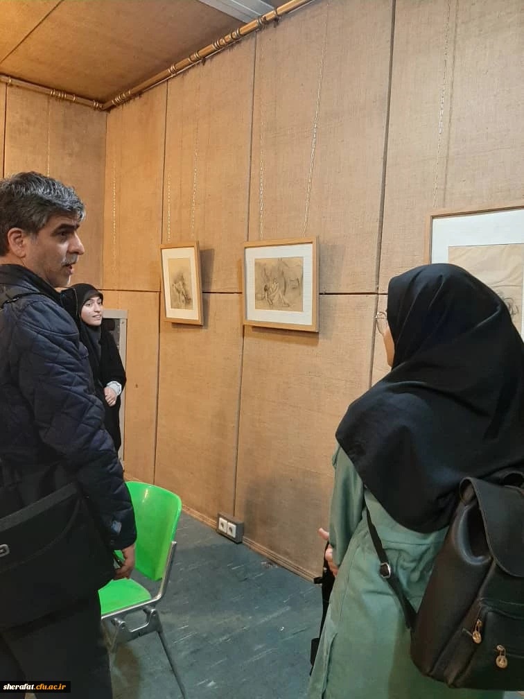 به مناسبت هفته پژوهش برگزار گردید:

برپایی نمایشگاه نقاشی استاد مهران قلعه دار 2