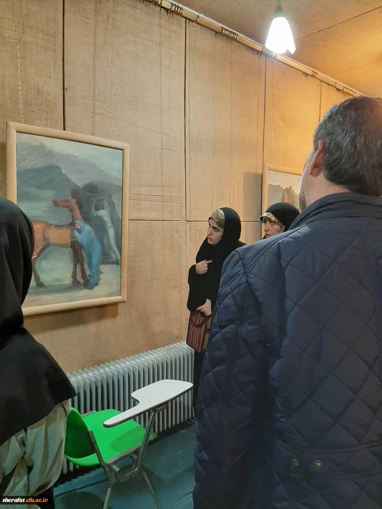 به مناسبت هفته پژوهش برگزار گردید:

برپایی نمایشگاه نقاشی استاد مهران قلعه دار 2