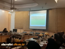 جلسه دفاع ازپایان نامه های مقطع ارشد دانشجویان رشته شیمی مرکز آموزش عالی شهید شرافت 2