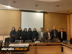 جلسه دفاع ازپایان نامه های مقطع ارشد دانشجویان رشته شیمی مرکز آموزش عالی شهید شرافت 4