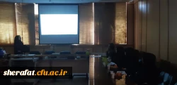 جلسه دفاع ازپایان نامه مقطع ارشد دانشجوی رشته زیست شناسی مرکز آموزش عالی شهید شرافت 3