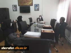 بازدید کارشناس مسئول نظارت و ارزیابی استان تهران از مرکز آموزش عالی شهید شرافت 2