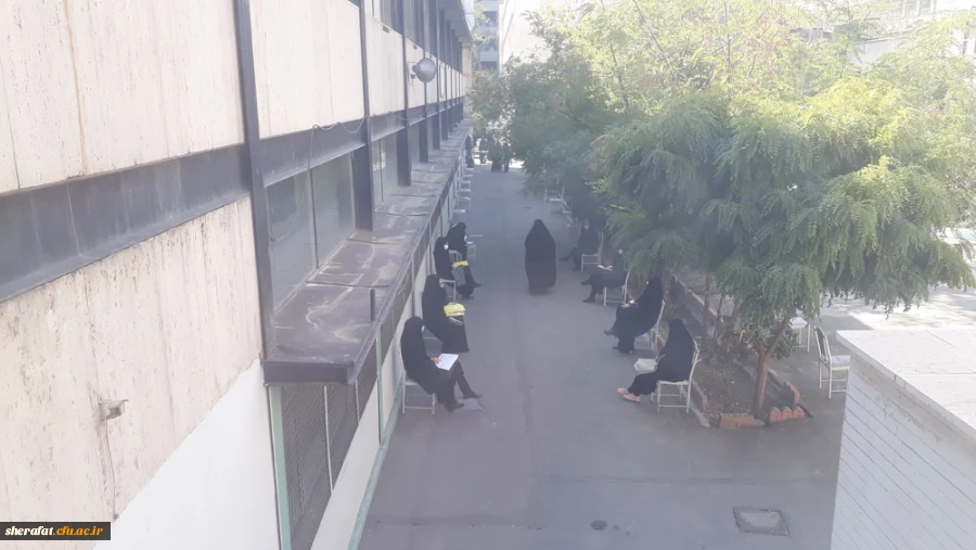 گزارش تصویری از بازدید جناب آقای دکتر انصاری راد معاونت محترم دانشجویی  و جناب آقای دکتر حیدری مدیر کل امور دانشجویی دانشگاه فرهنگیان از فرآیند مصاحبه، جهت پذیرش داوطلبان دختر چند برابر ظرفیت دانشگاه فرهنگیان در مرکز آموزش عالی شهید شرافت 2