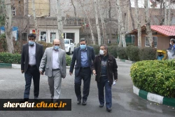 بازدید سرزده دکتر خنیفر ریاست محترم دانشگاه فرهنگیان از روند مصاحبه پذیرفته شدگان چند برابر ظرفیت آزمون استخدامی پیمانی اداره کل آموزش و پرورش شهر تهران در مرکز آموزش عالی شهید شرافت 2