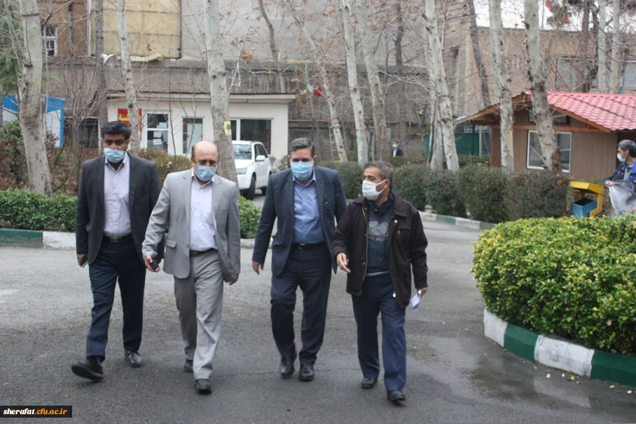 بازدید سرزده دکتر خنیفر ریاست محترم دانشگاه فرهنگیان از روند مصاحبه پذیرفته شدگان چند برابر ظرفیت آزمون استخدامی پیمانی اداره کل آموزش و پرورش شهر تهران در مرکز آموزش عالی شهید شرافت 2