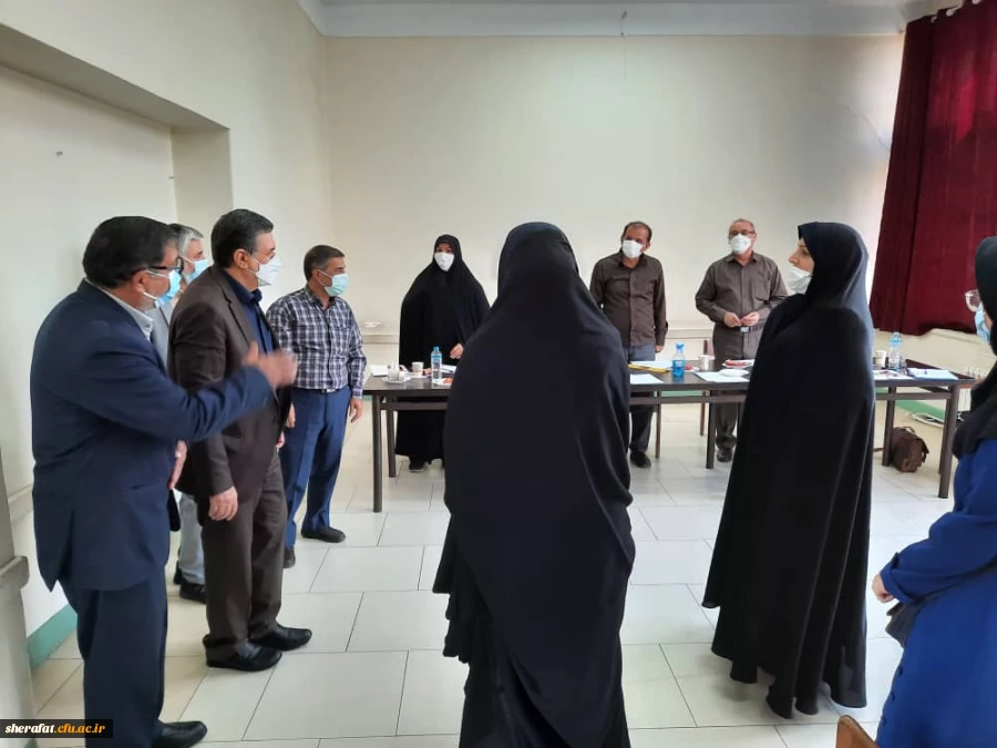 بازدید دکتر خنیفر ریاست دانشگاه فرهنگیان، دکتر سمیعی سرپرست معاونت آموزشی و تحصیلات تکمیلی و دکترانصاری راد معاون دانشجویی دانشگاه فرهنگیان از فرآیند مصاحبه پذیرفته شدگان چند برابر ظرفیت سال تحصیلی 1401-1400 دانشگاه فرهنگیان  2