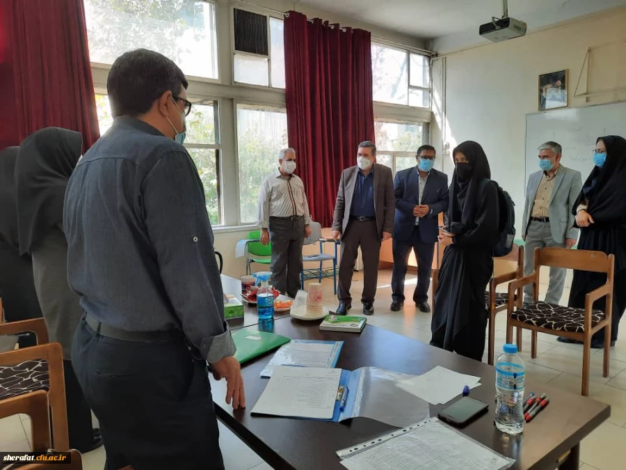 بازدید دکتر خنیفر ریاست دانشگاه فرهنگیان، دکتر سمیعی سرپرست معاونت آموزشی و تحصیلات تکمیلی و دکترانصاری راد معاون دانشجویی دانشگاه فرهنگیان از فرآیند مصاحبه پذیرفته شدگان چند برابر ظرفیت سال تحصیلی 1401-1400 دانشگاه فرهنگیان  2