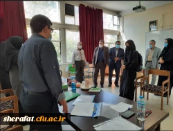 بازدید دکتر خنیفر ریاست دانشگاه فرهنگیان، دکتر سمیعی سرپرست معاونت آموزشی و تحصیلات تکمیلی و دکترانصاری راد معاون دانشجویی دانشگاه فرهنگیان از فرآیند مصاحبه پذیرفته شدگان چند برابر ظرفیت سال تحصیلی 1401-1400 دانشگاه فرهنگیان  2