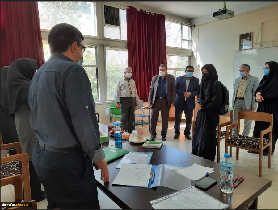 بازدید دکتر خنیفر ریاست دانشگاه فرهنگیان، دکتر سمیعی سرپرست معاونت آموزشی و تحصیلات تکمیلی و دکترانصاری راد معاون دانشجویی دانشگاه فرهنگیان از فرآیند مصاحبه پذیرفته شدگان چند برابر ظرفیت سال تحصیلی 1401-1400 دانشگاه فرهنگیان  2