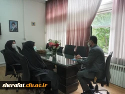 بازدید ناظر محترم شناسنامه آماری وسنجش عملکرد فعالیت فرهنگی واجتماعی از واحد فرهنگی مرکز آموزش عالی شهید شرافت 2