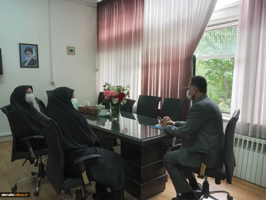 بازدید ناظر محترم شناسنامه آماری وسنجش عملکرد فعالیت فرهنگی واجتماعی از واحد فرهنگی مرکز آموزش عالی شهید شرافت 2