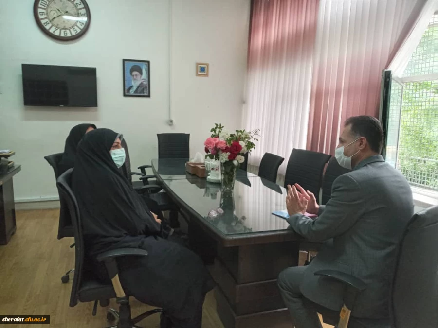 بازدید ناظر محترم شناسنامه آماری وسنجش عملکرد فعالیت فرهنگی واجتماعی از واحد فرهنگی مرکز آموزش عالی شهید شرافت 3