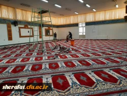 آماده سازی مرکز جهت تدفین شهید