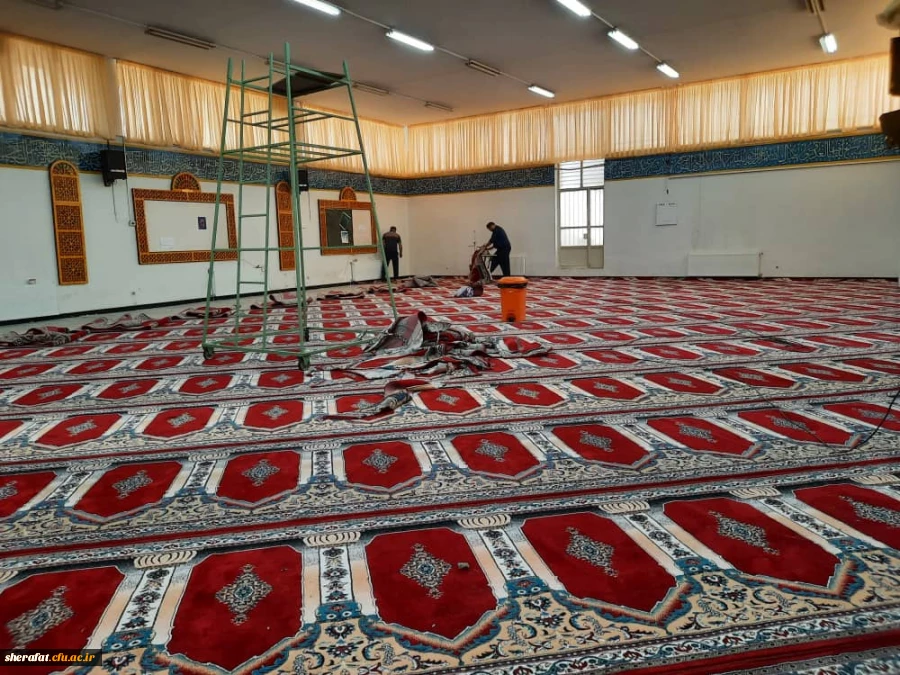 آماده سازی مرکز جهت تدفین شهید