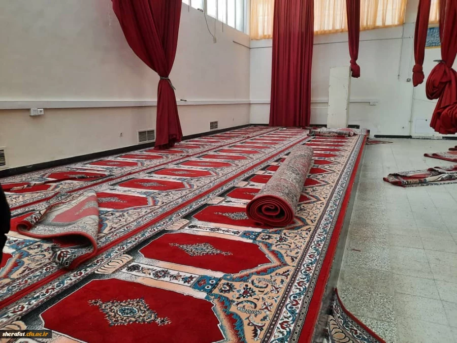 آماده سازی مرکز جهت تدفین شهید