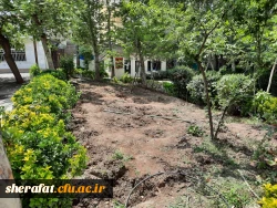 آماده سازی مرکز جهت تدفین شهید