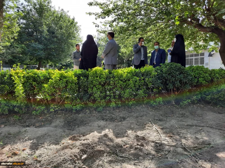 آماده سازی مرکز جهت تدفین شهید