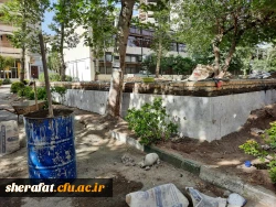 آماده سازی مرکز جهت تدفین شهید