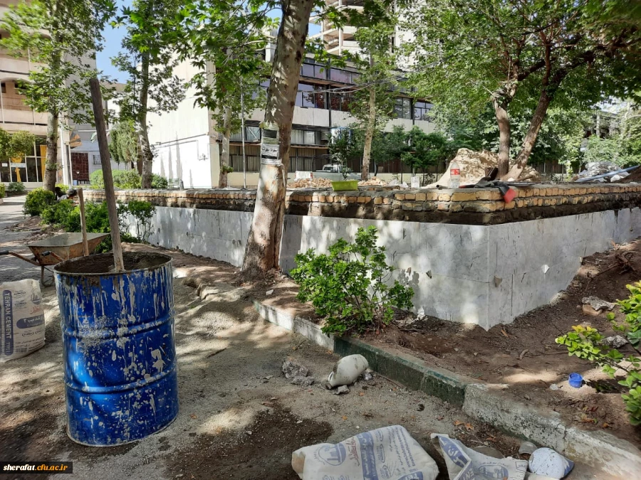 آماده سازی مرکز جهت تدفین شهید